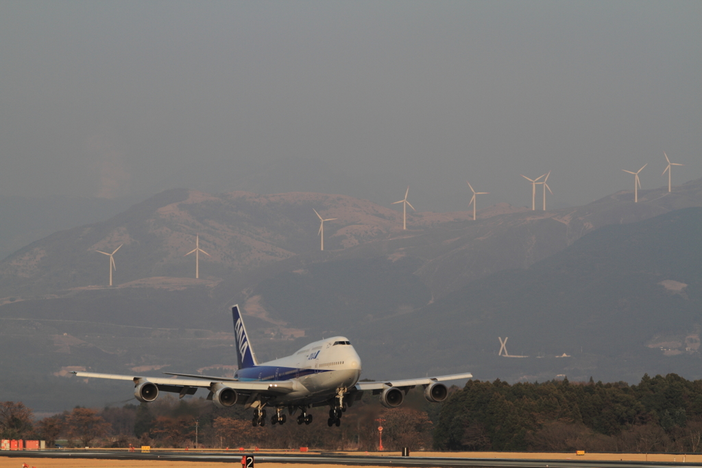B747 着陸