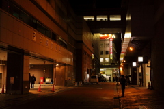 路地裏。