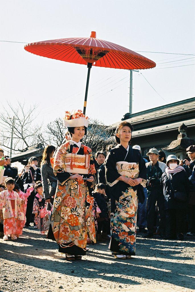 花嫁道中行列。