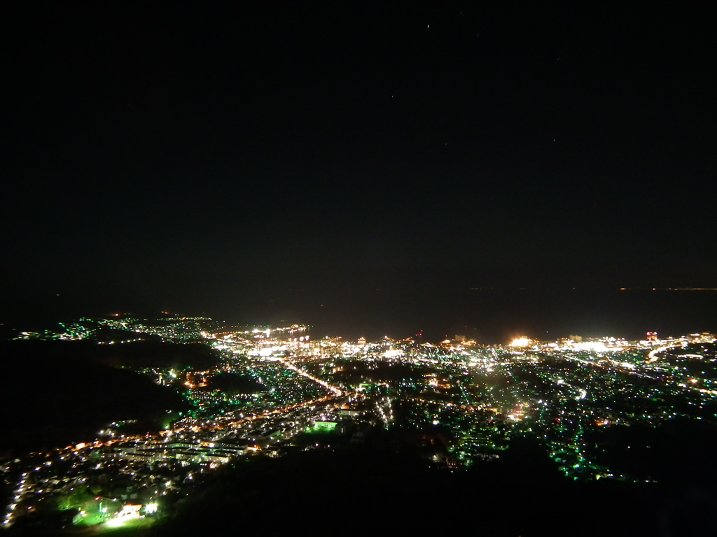 天狗山からの夜景