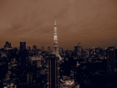 東京の夕暮れ