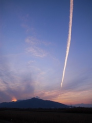 旅伏と飛行機雲　縦ver