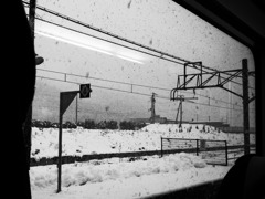 雪降る