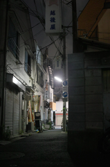 東京路地裏(夜)