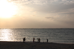 夕方のアラハビーチ