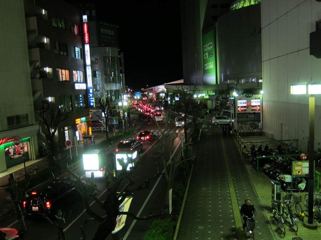 橋の上から
