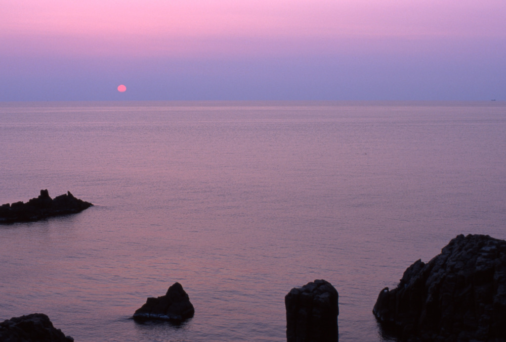 東尋坊の夕日03