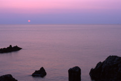 東尋坊の夕日03