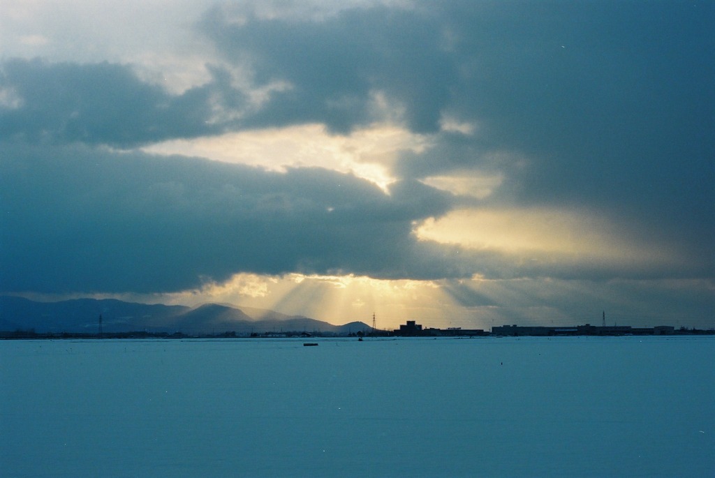 夕焼け（２月１２日頃）