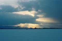 夕焼け（２月１２日頃）