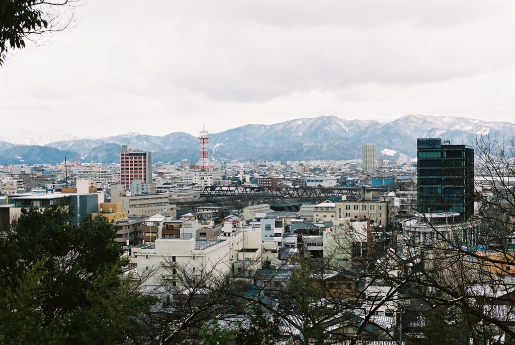 足羽山から北東を望む