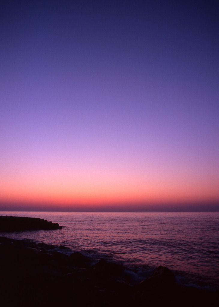 三国サンセットビーチ　夕日04