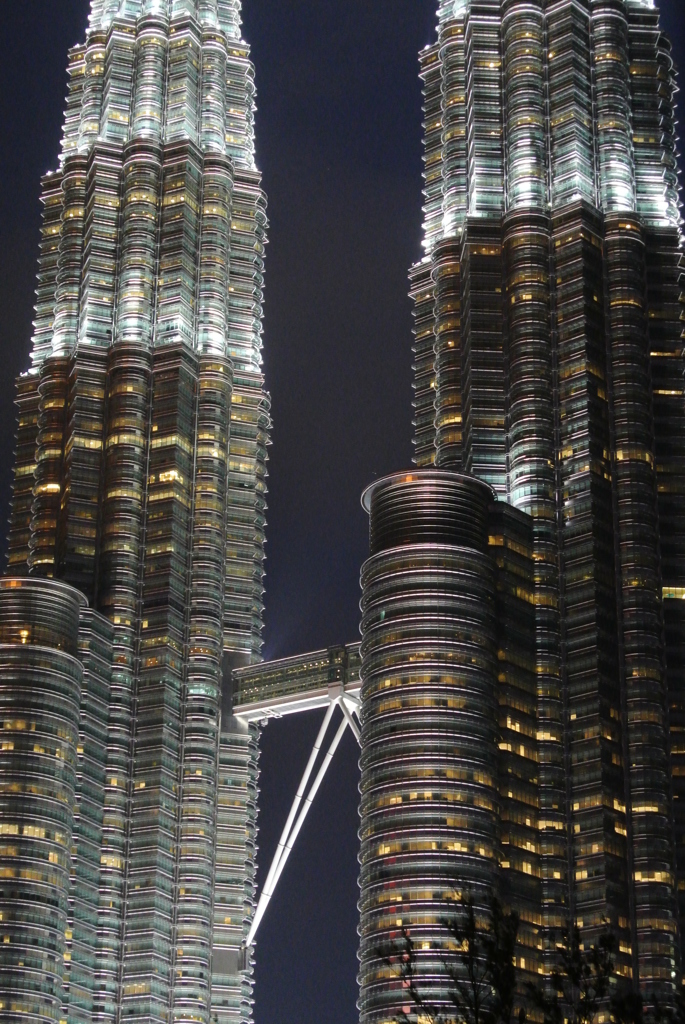 ペトロナスタワー、夜景