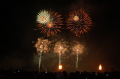 2014新年祝い花火　ハウステンボス