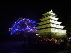 島原城のイルミネーション