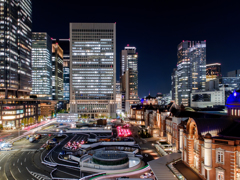 東京駅夜景
