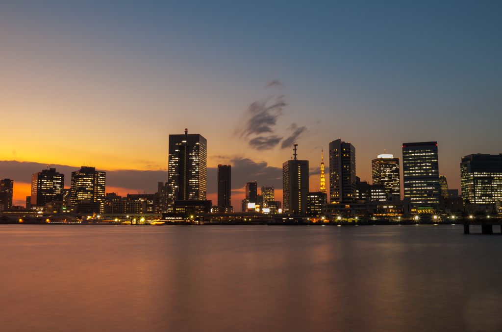 東京夕景