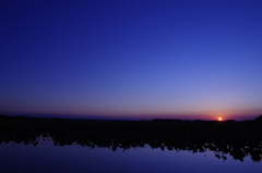 夕日