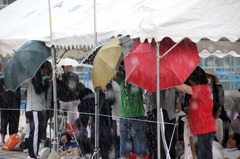 雨の運動会