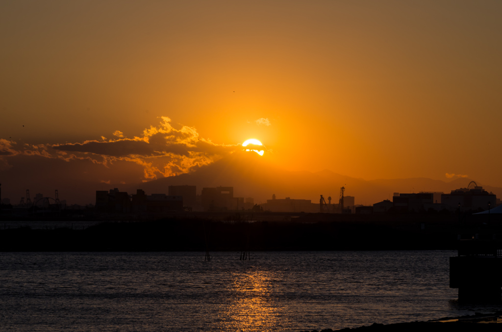 葛西臨海公園の夕日