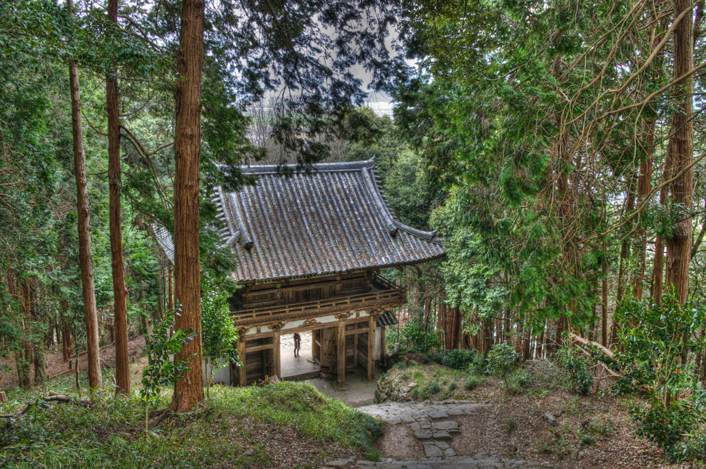 安土城跡 仁王門