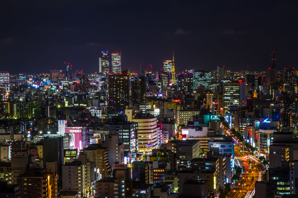 名古屋の夜景