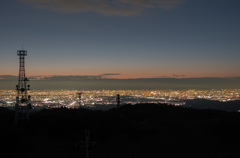 三国山からの夜景