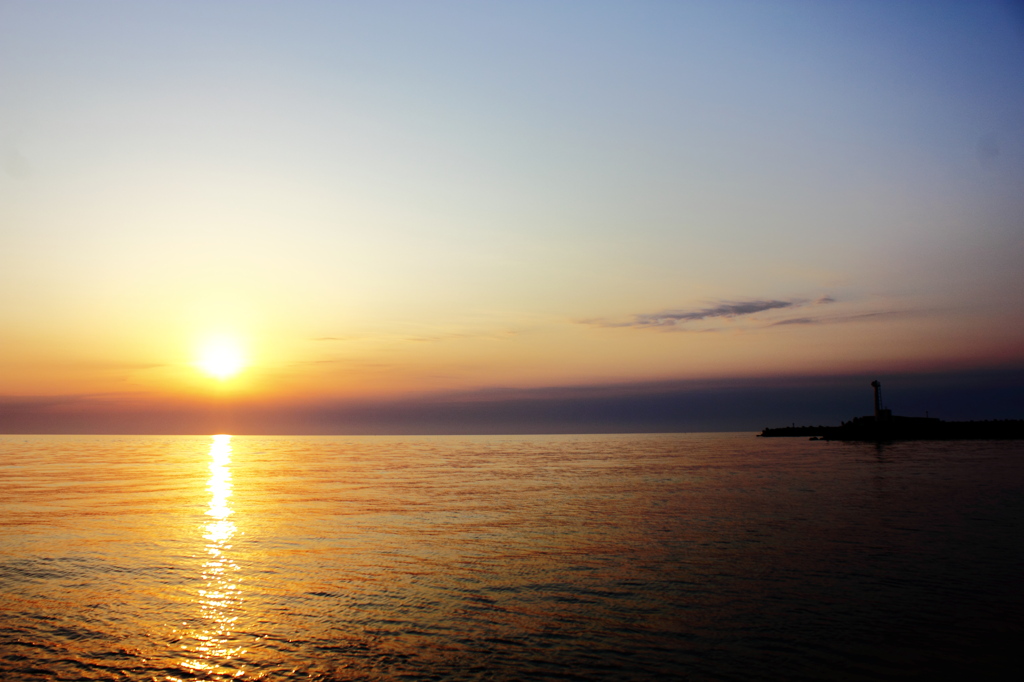 沈む夕日
