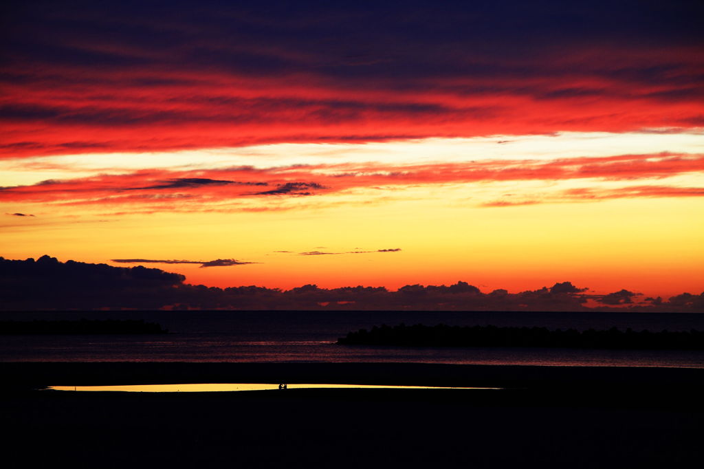 夕暮れ