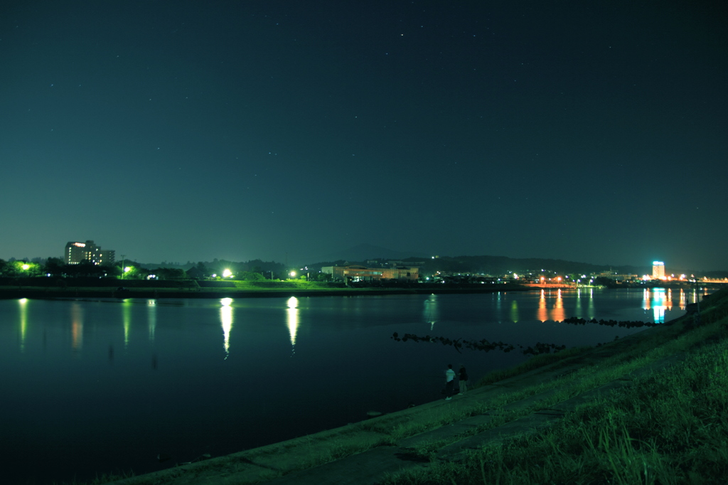 夜釣り