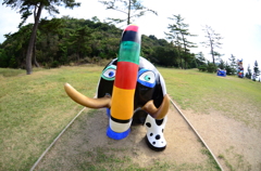 カラフルなゾウ