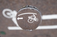 宙玉　ー自転車標識ー