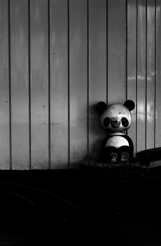 小さな遊園地にて