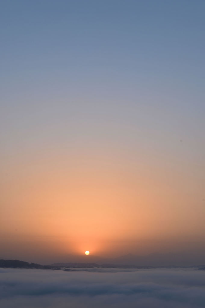 雲海の朝