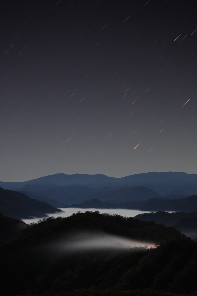 星と雲海