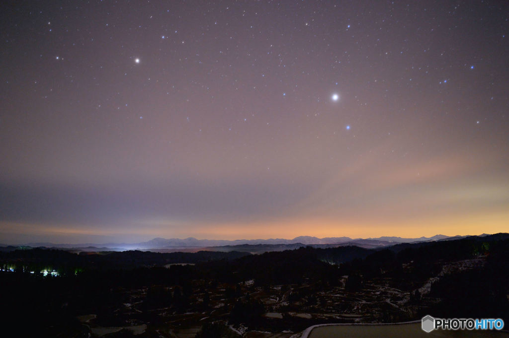 星と空の色