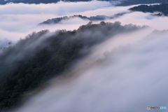 枝折峠の滝雲