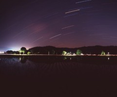 田園の星空