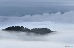 雲海の小島