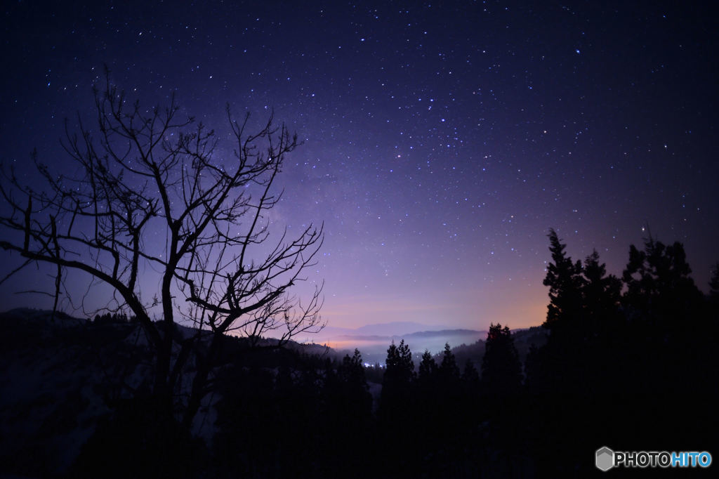 魚沼の星空