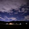 雲と星空