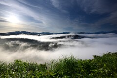 梅雨時の雲海