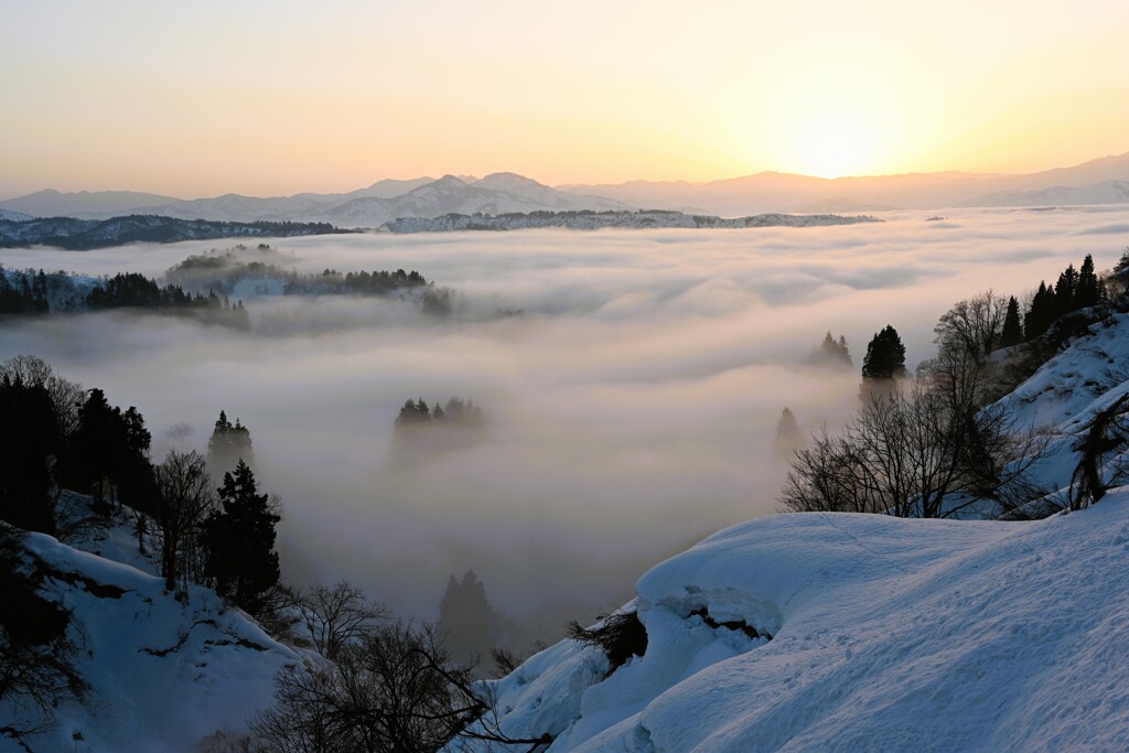 冬の雲海