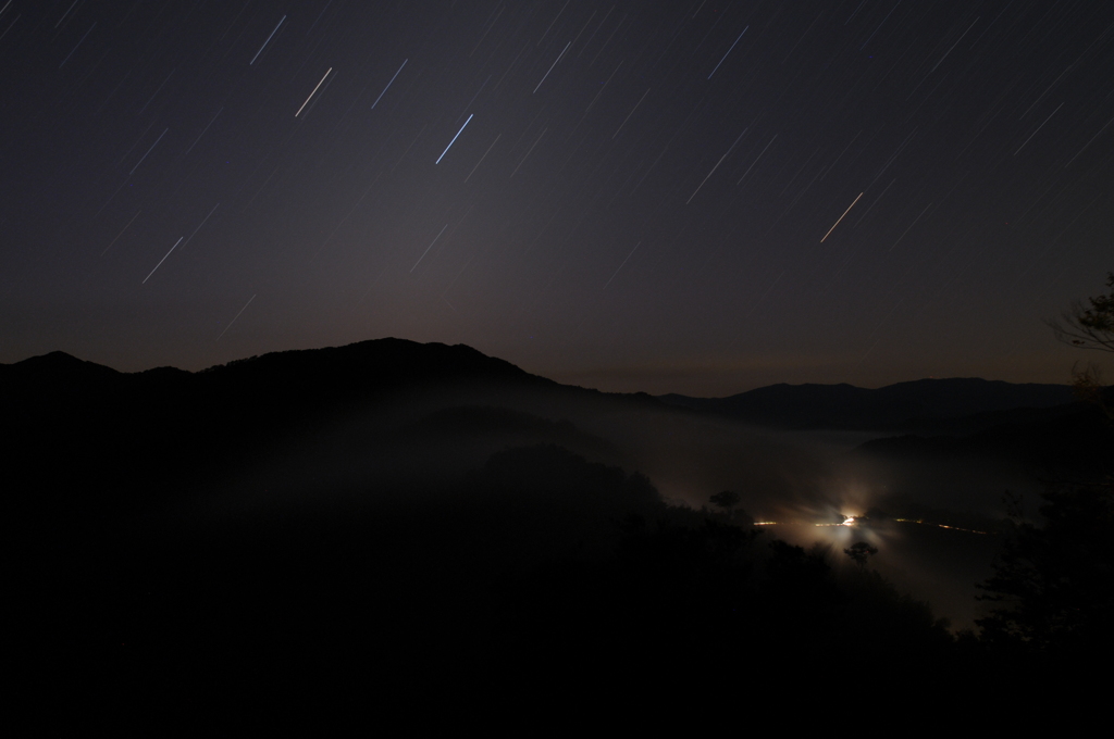 枝折峠の星空