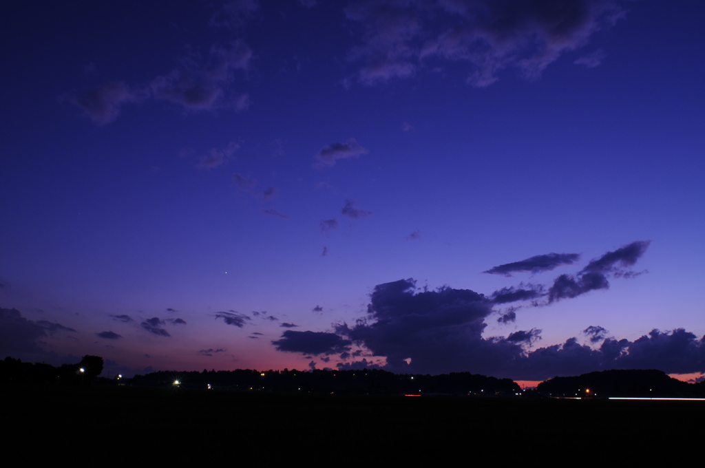 マジックアワーと一番星