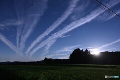 筋状の雲