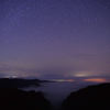 雲海と星空