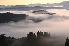 雲海と山並み 雲海と山並み