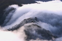 枝折峠の滝雲