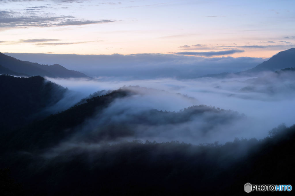 枝折峠の滝雲